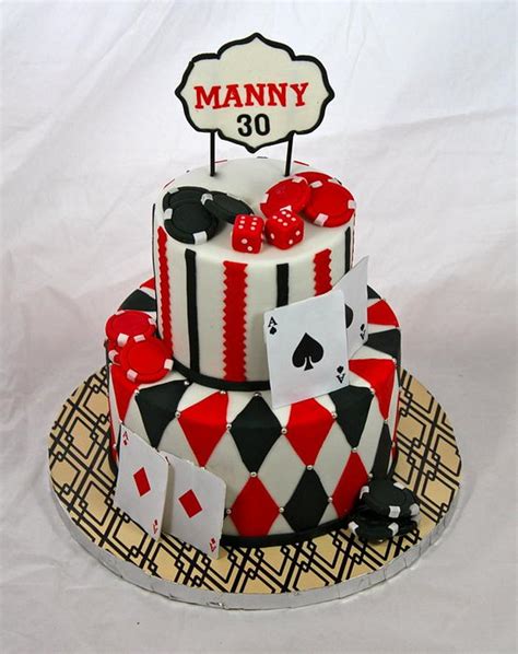 Mga video ng casino themed cakes.